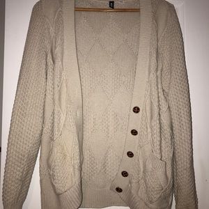 Cream BDG cardigan